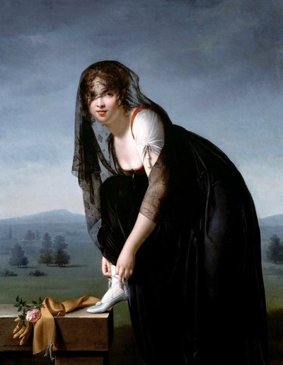 Uno studio di donna dal vero da Marie Denise Villers